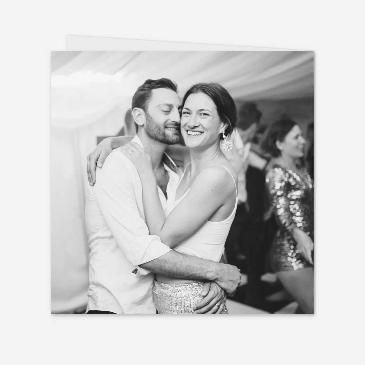 Carte de remerciements Oiseaux de paradis