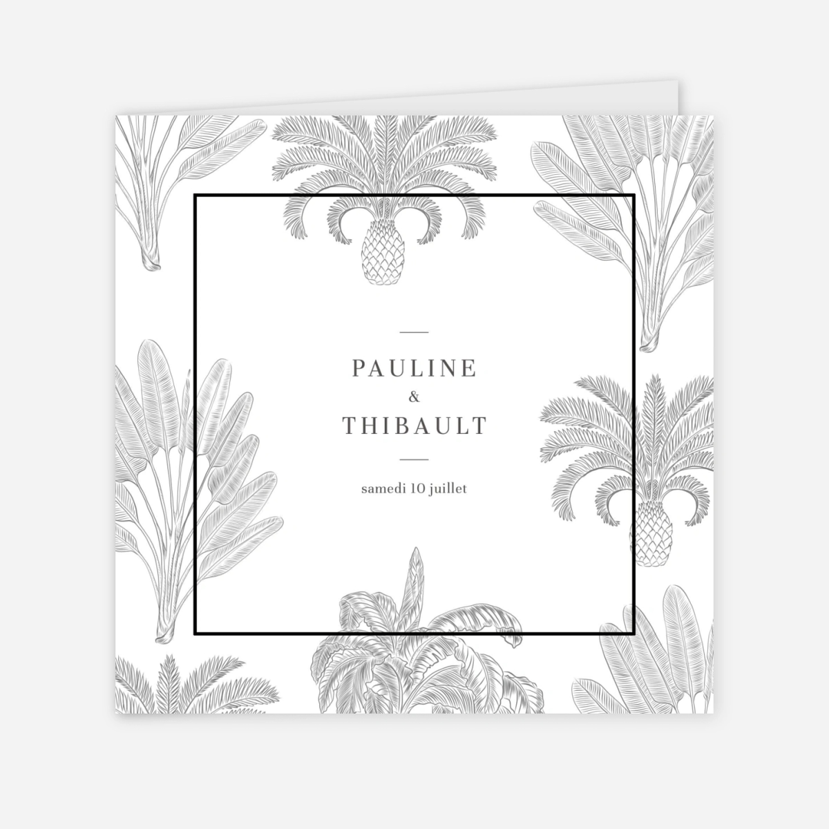 Faire-part mariage Oiseaux de paradis