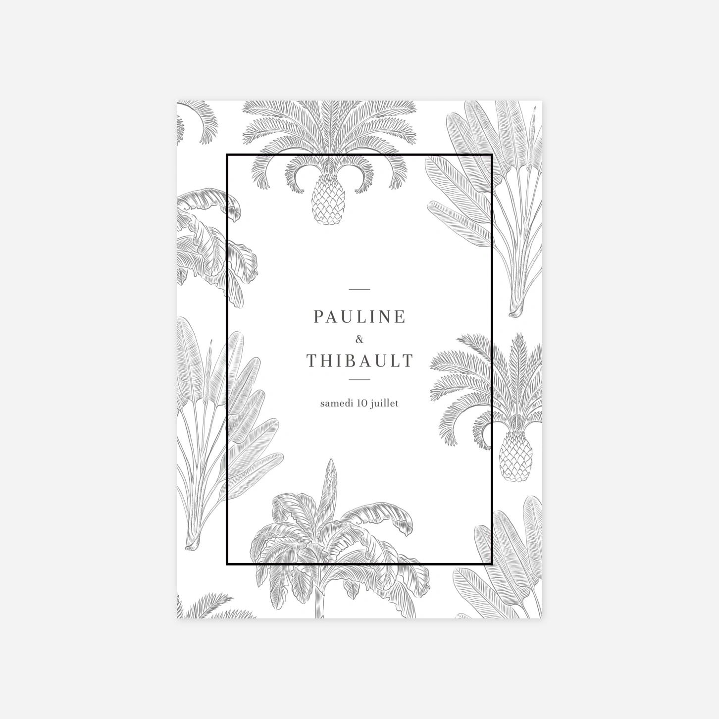 Faire-part mariage Oiseaux de paradis