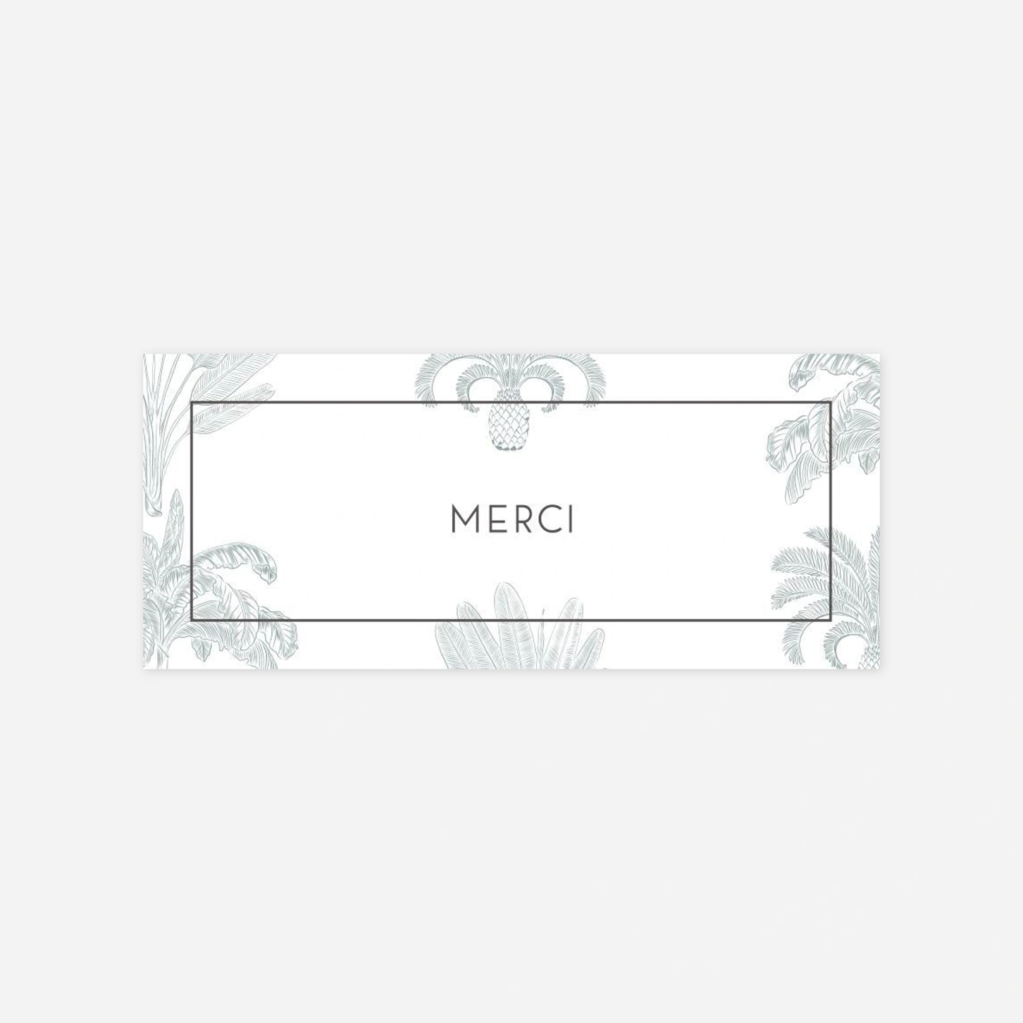 Étiquette cadeau mariage Oiseaux de paradis