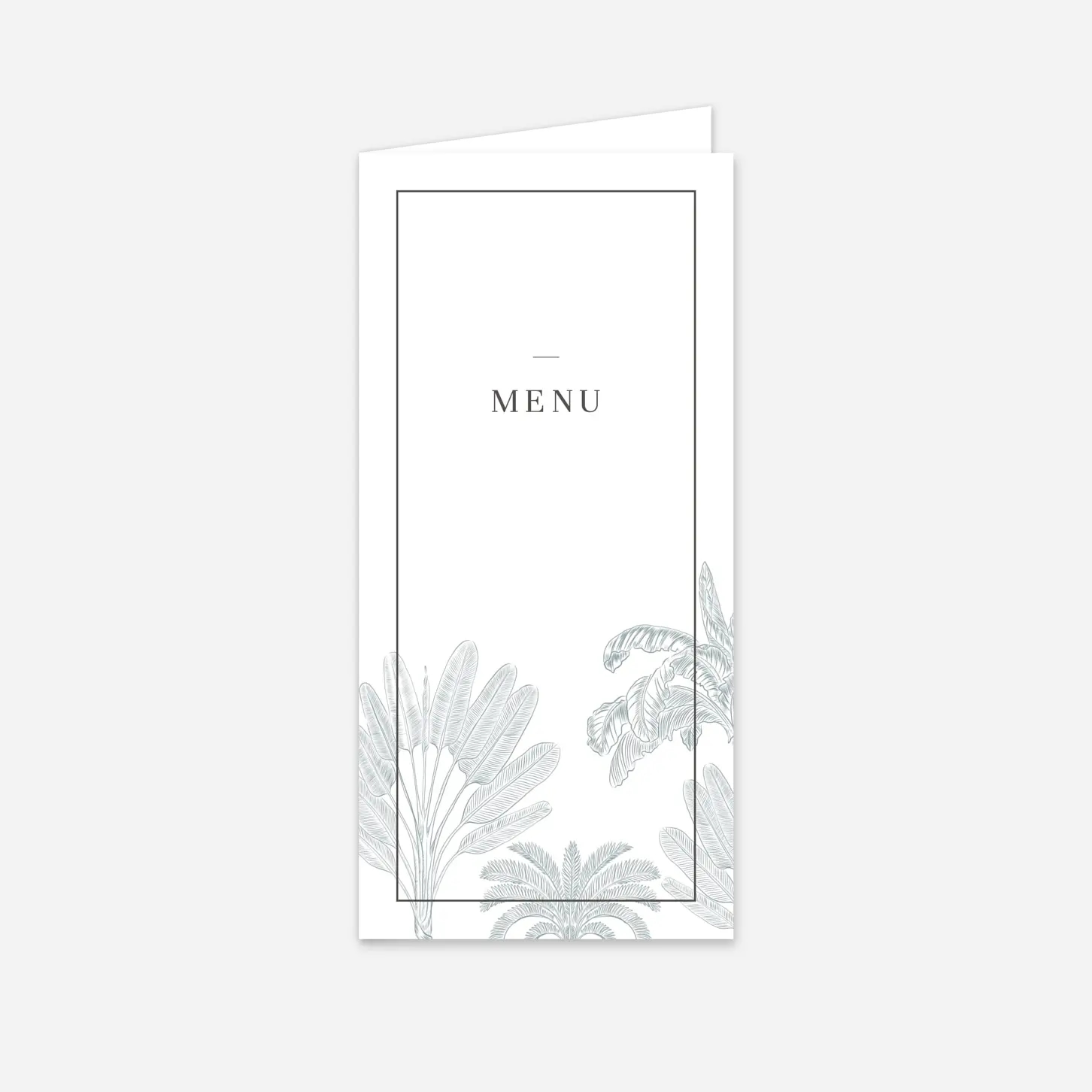 Menu mariage Oiseaux de paradis