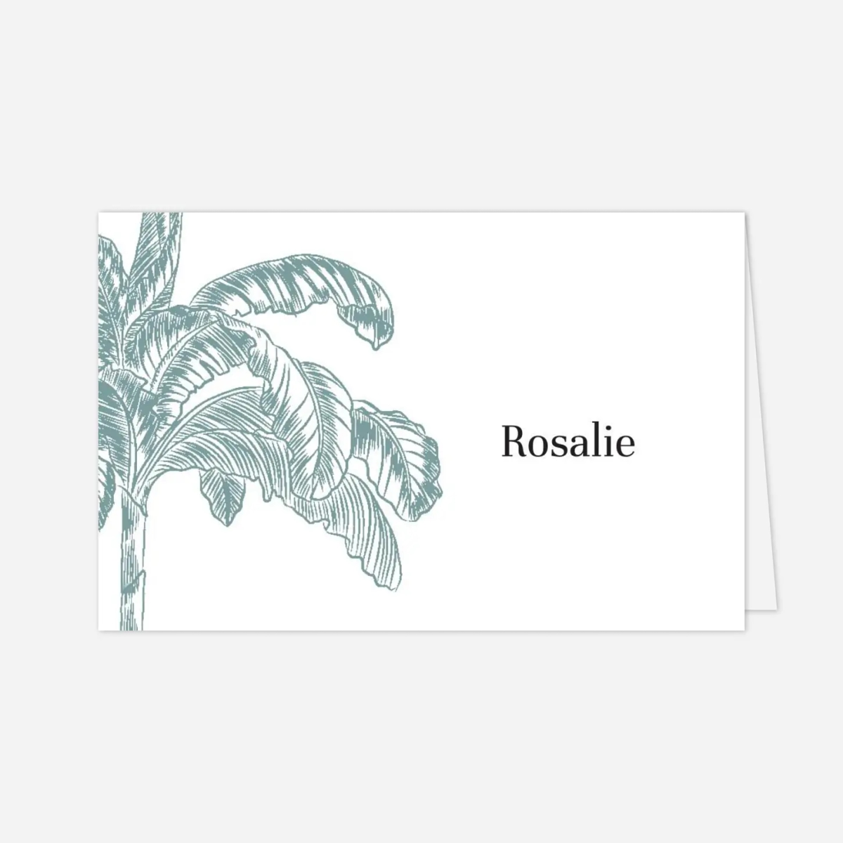 Marque-place mariage Oiseaux de paradis