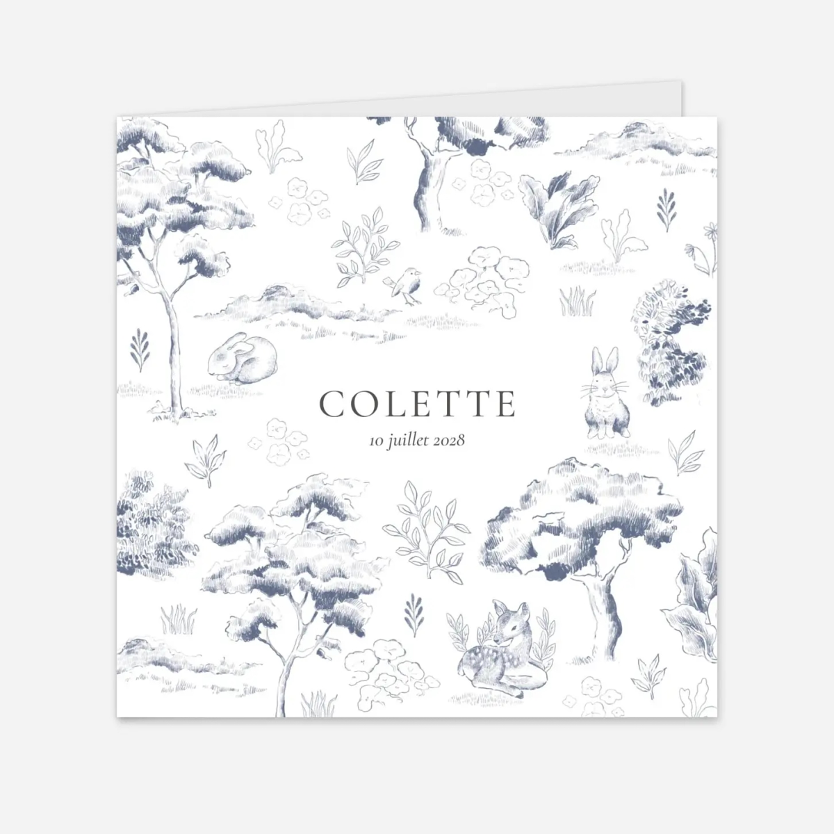 Faire-part naissance L'orée du bois