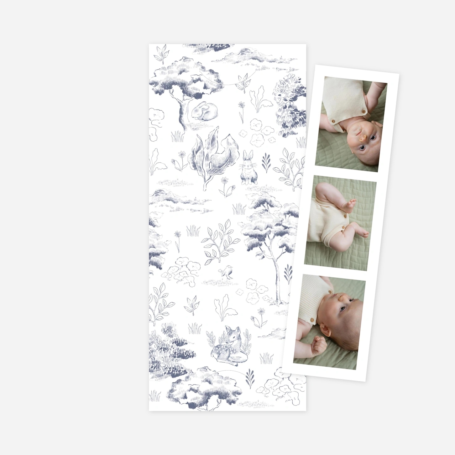 Faire-part naissance L'orée du bois