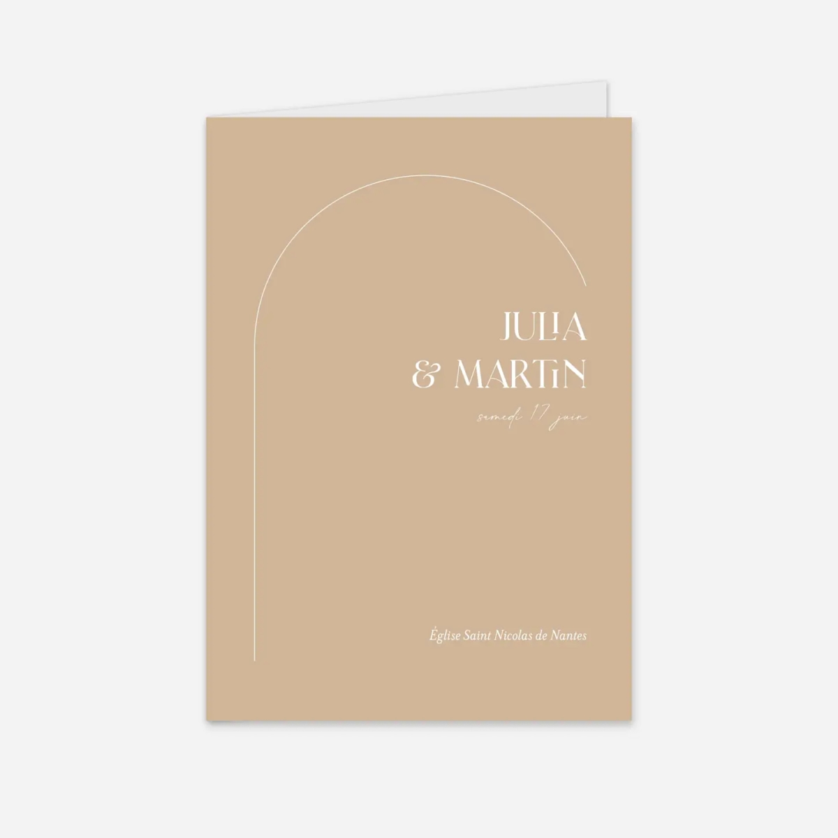 Livret de messe mariage Ornement