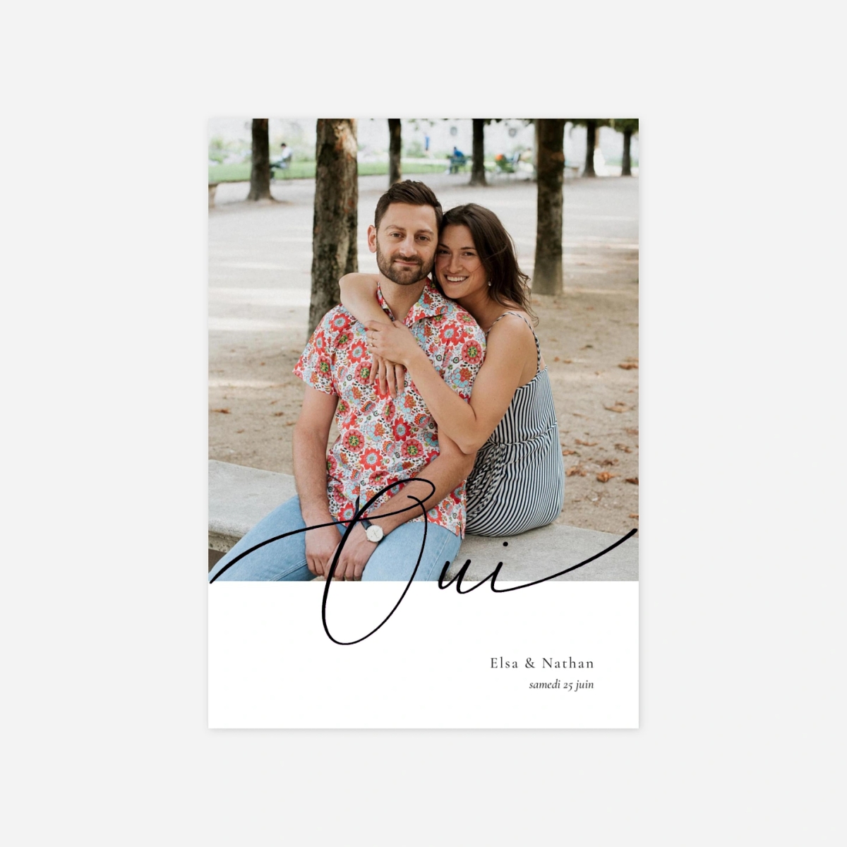 Faire-part mariage Oui