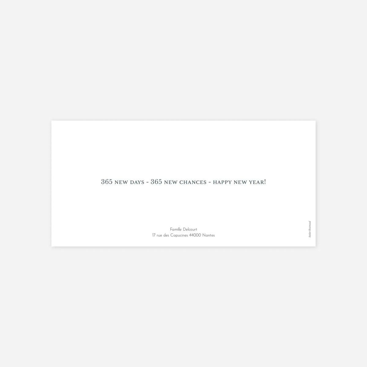 Carte de voeux Panoramique