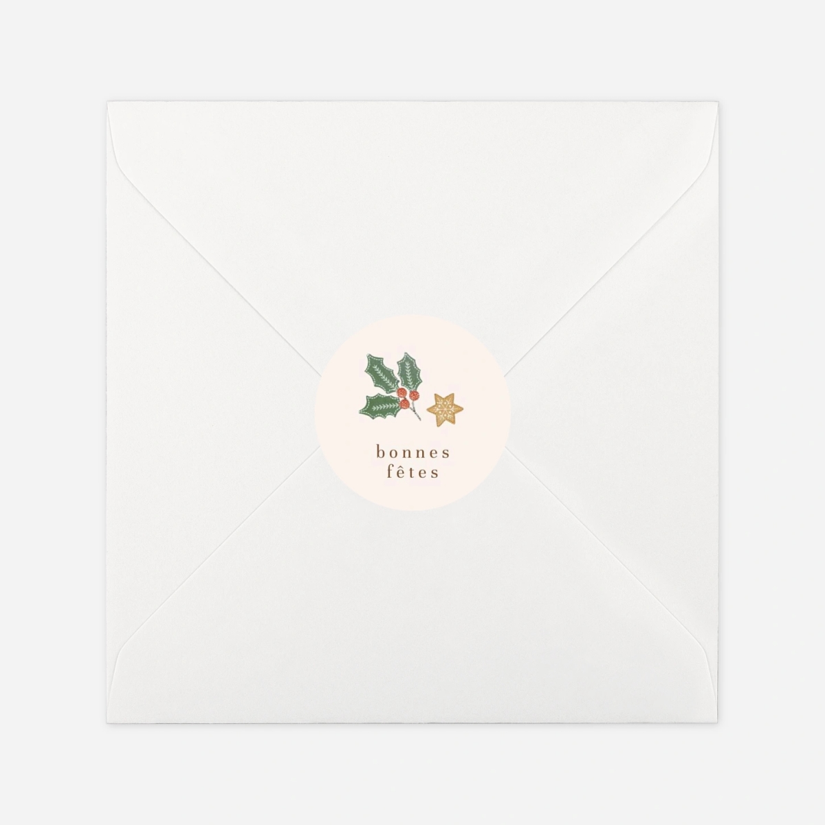 Étiquette cadeau Noël Petits biscuits