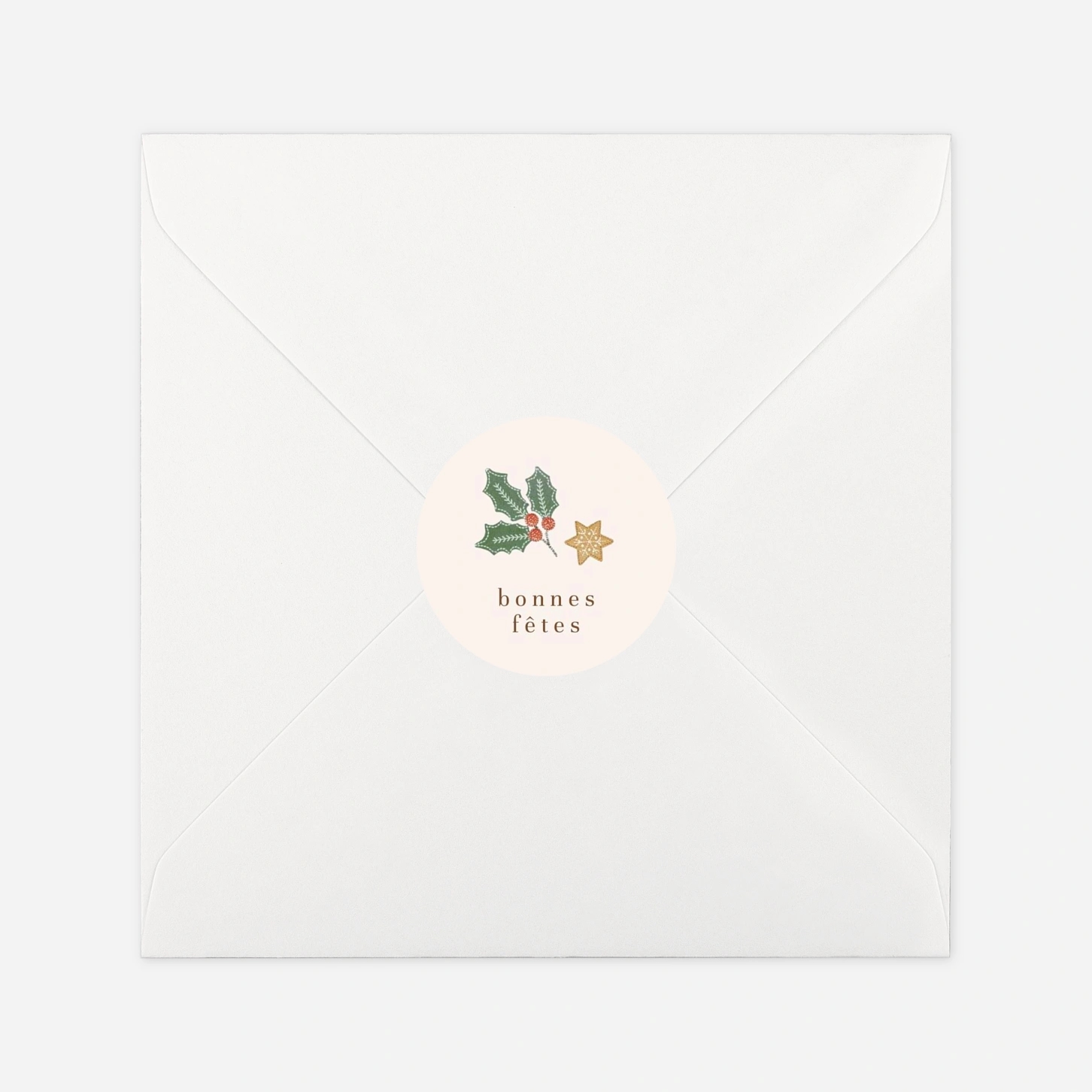 Étiquette cadeau Noël Petits biscuits