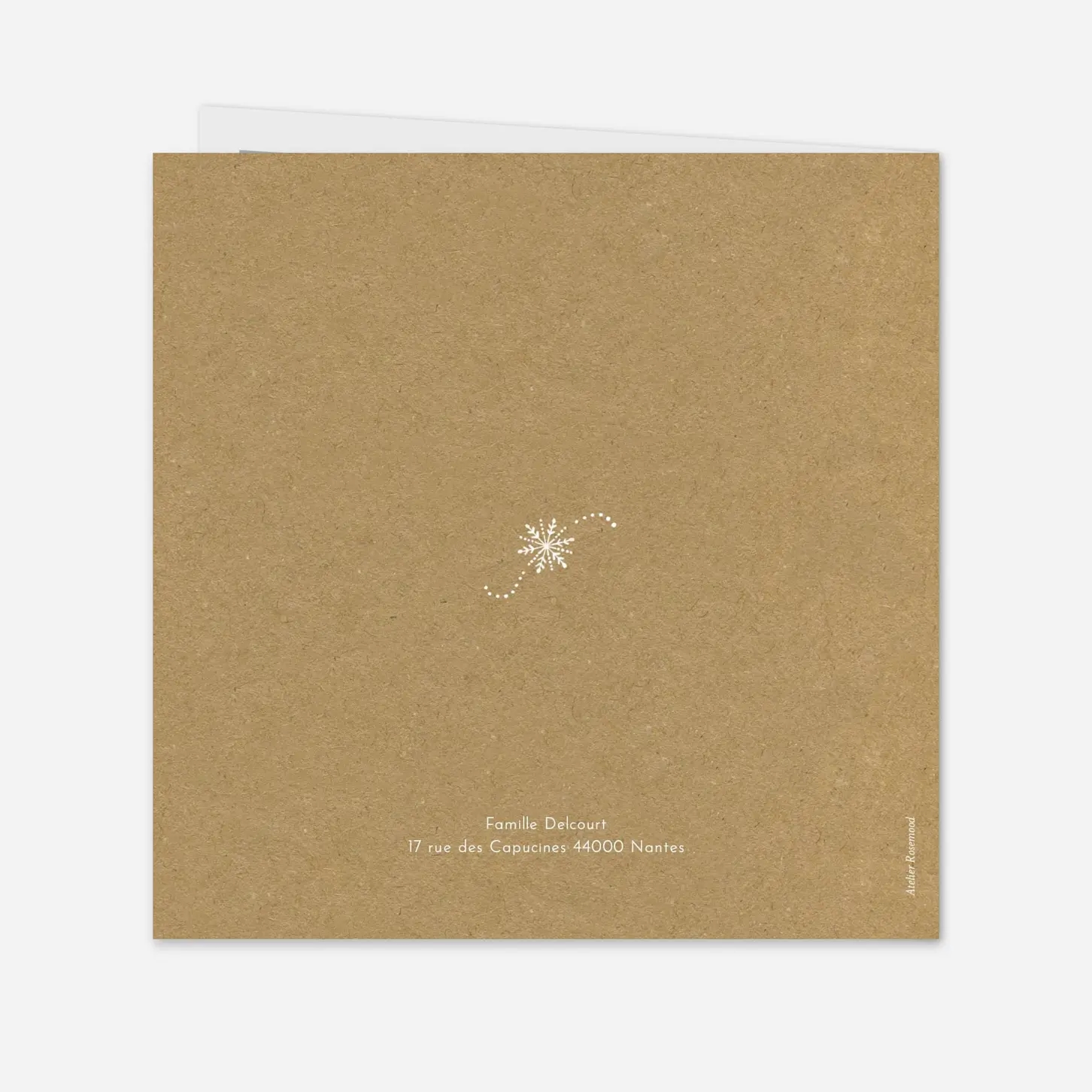 Carte de voeux Pain d'épice