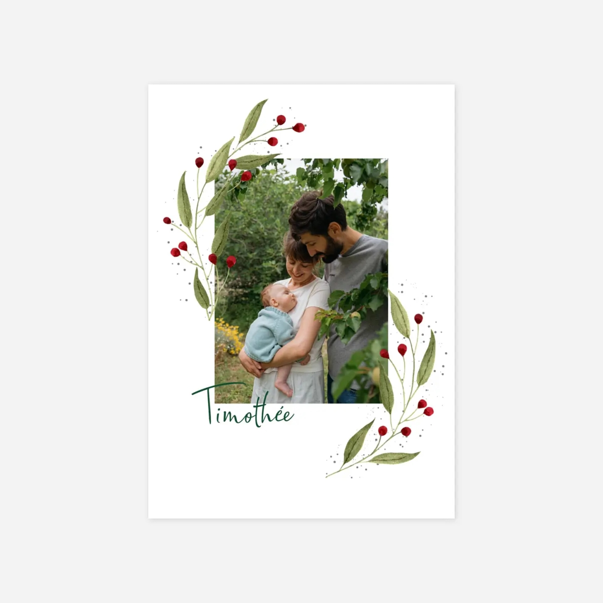 Faire-part naissance Petites baies