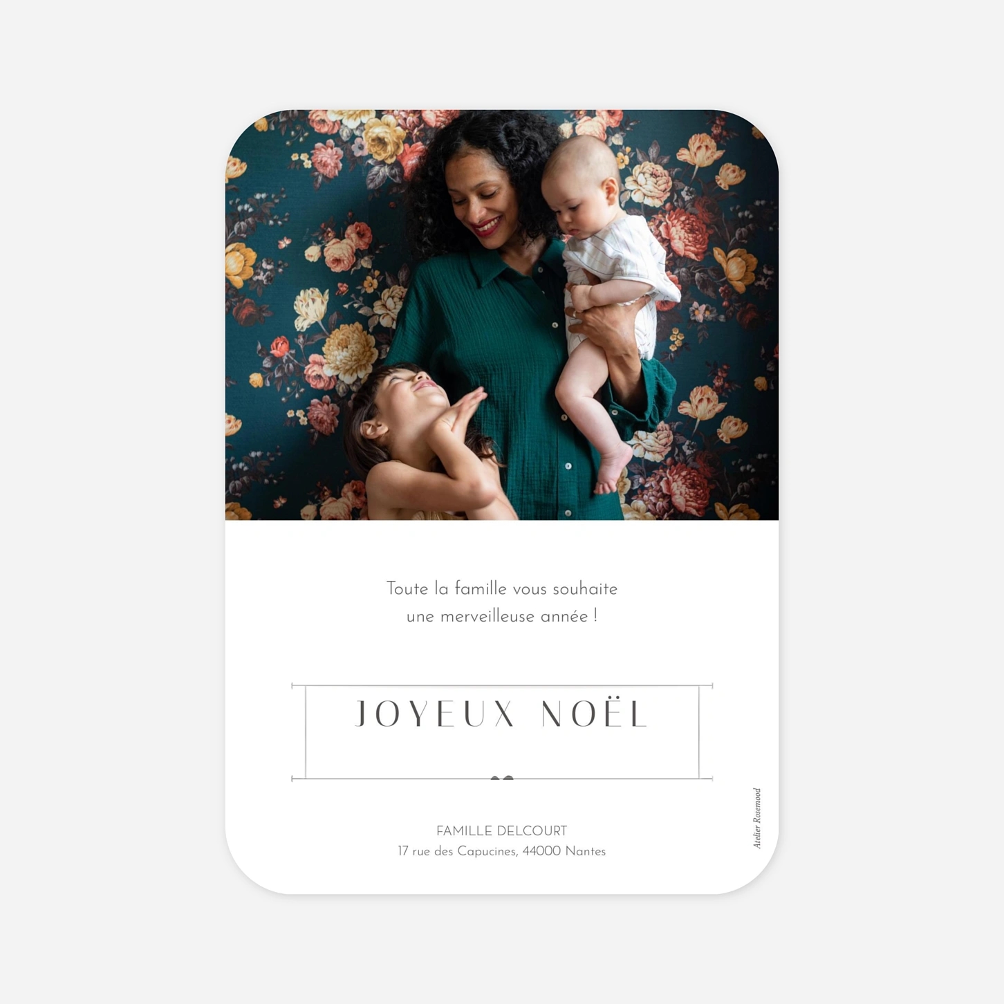 Carte de voeux Petit coeur