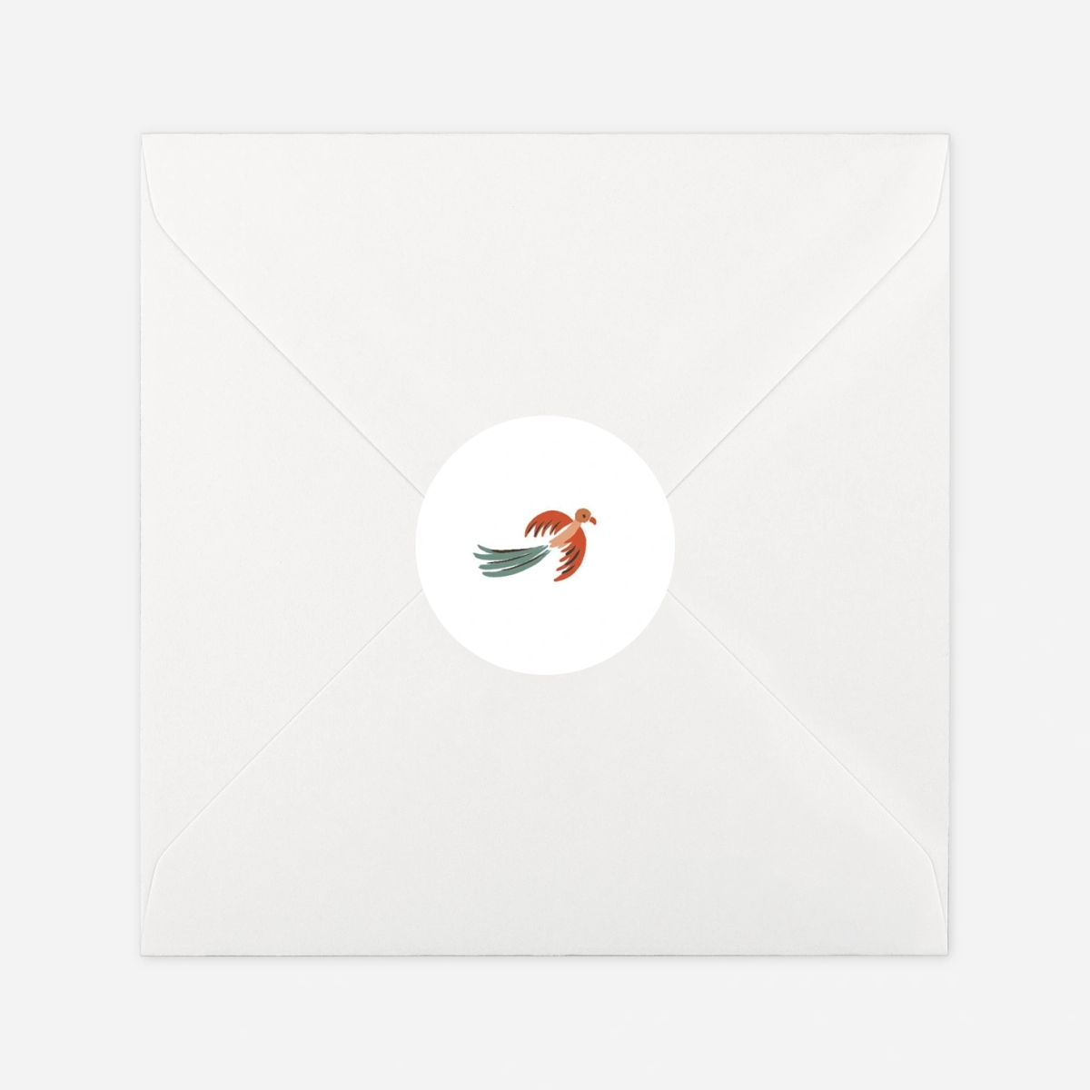 Stickers pour enveloppes baptême Petite jungle