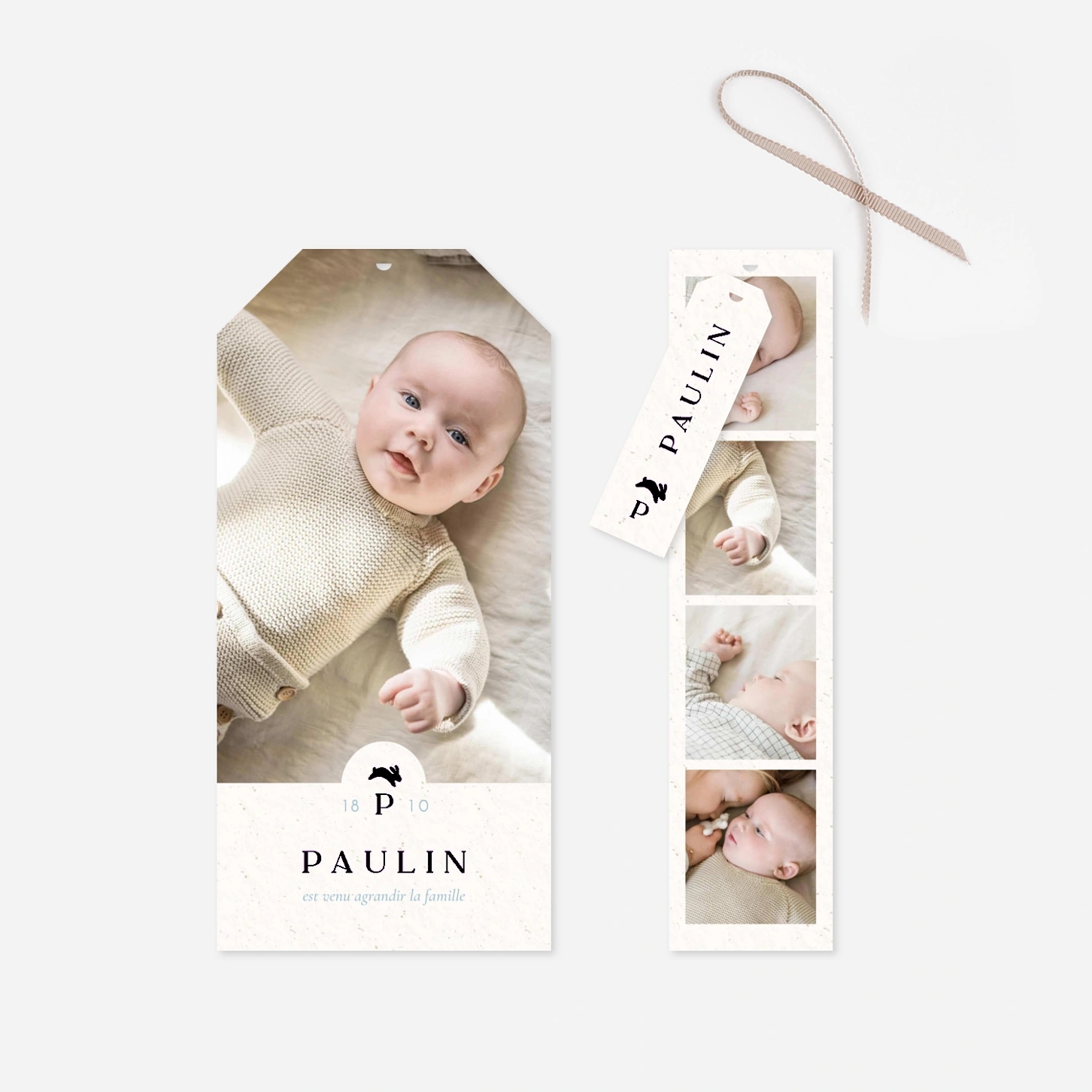 Faire-part naissance Petit lapereau