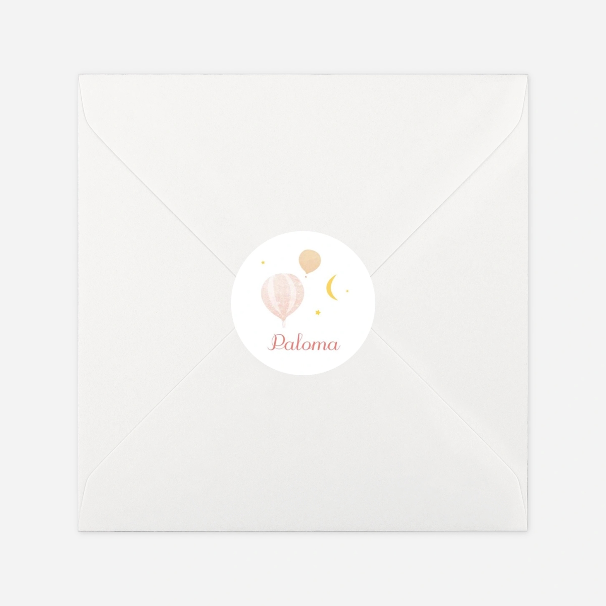Stickers naissance Petites montgolfières