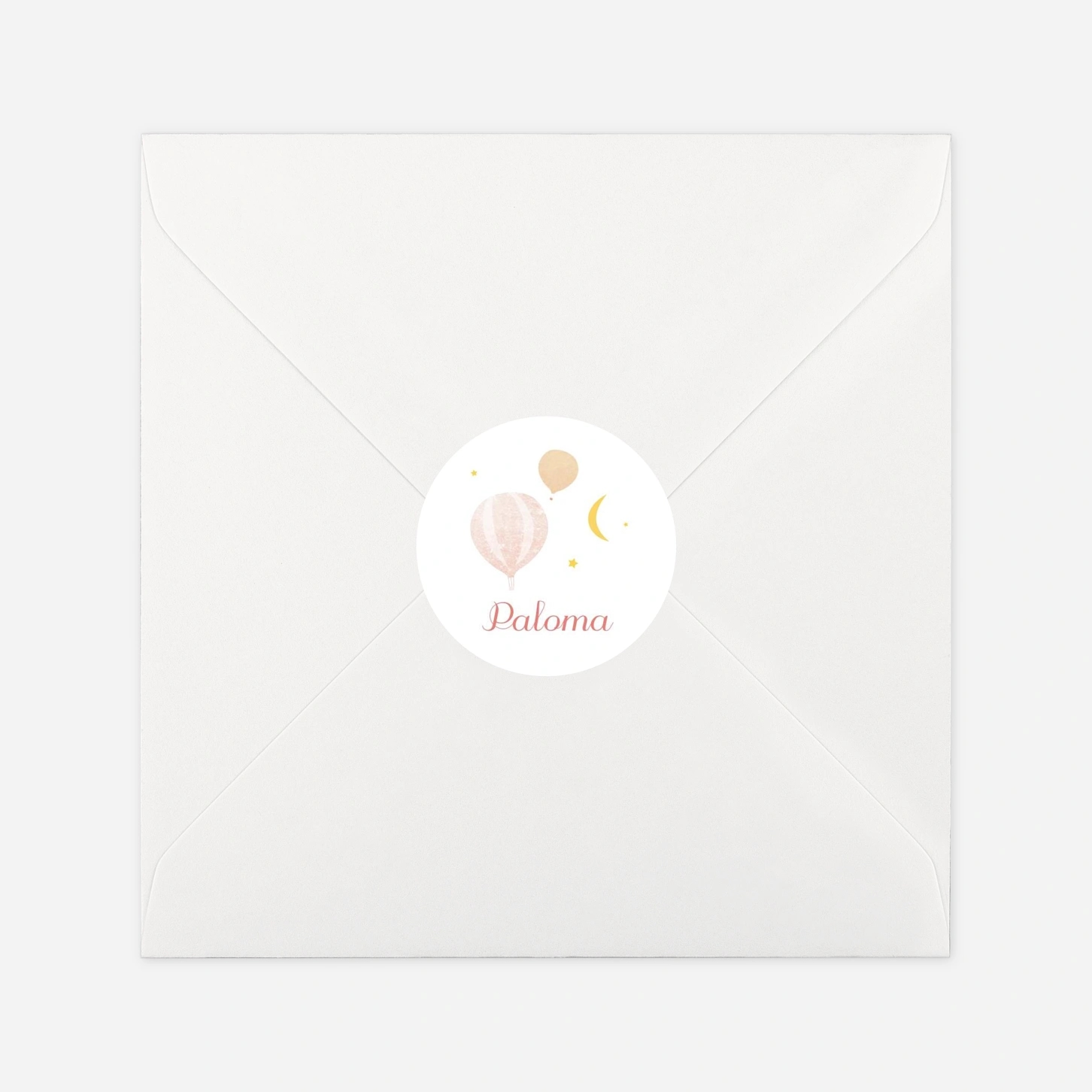 Stickers naissance Petites montgolfières