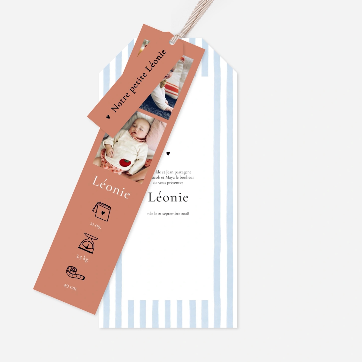 Faire-part naissance Petit soleil