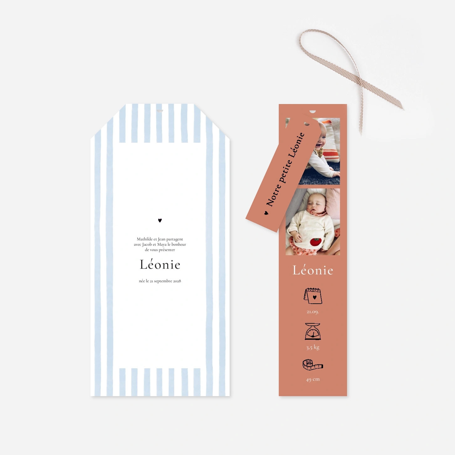 Faire-part naissance Petit soleil