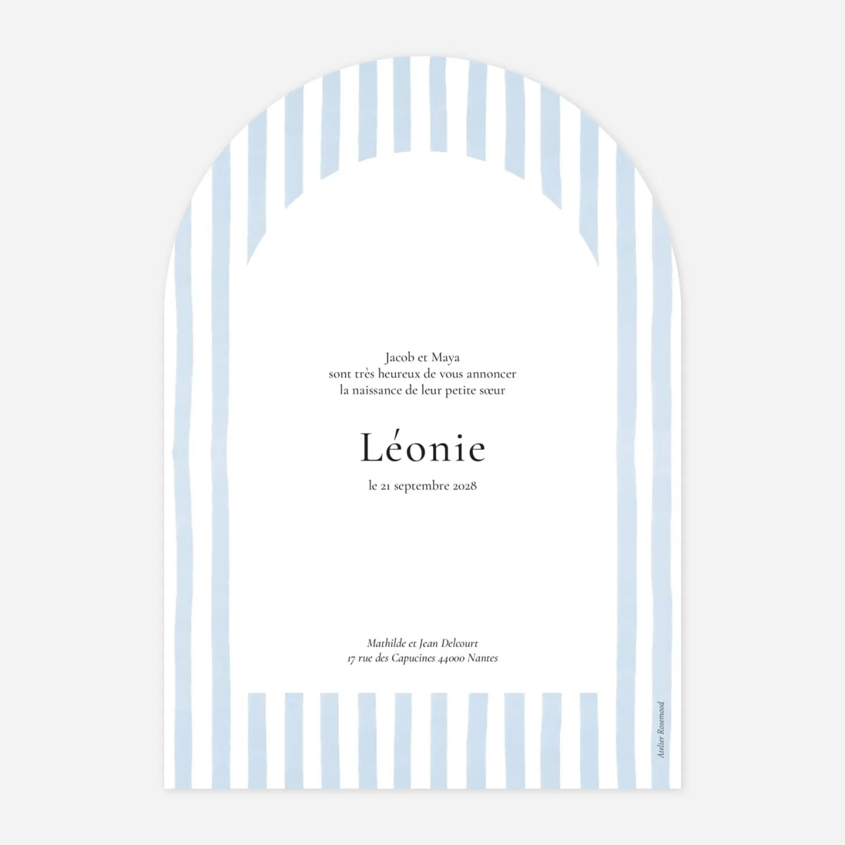 Faire-part naissance Petit soleil