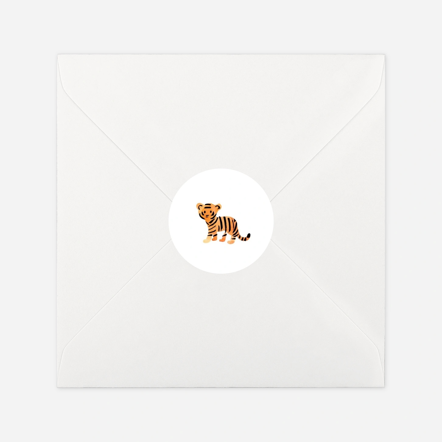 Stickers naissance Petit tigre