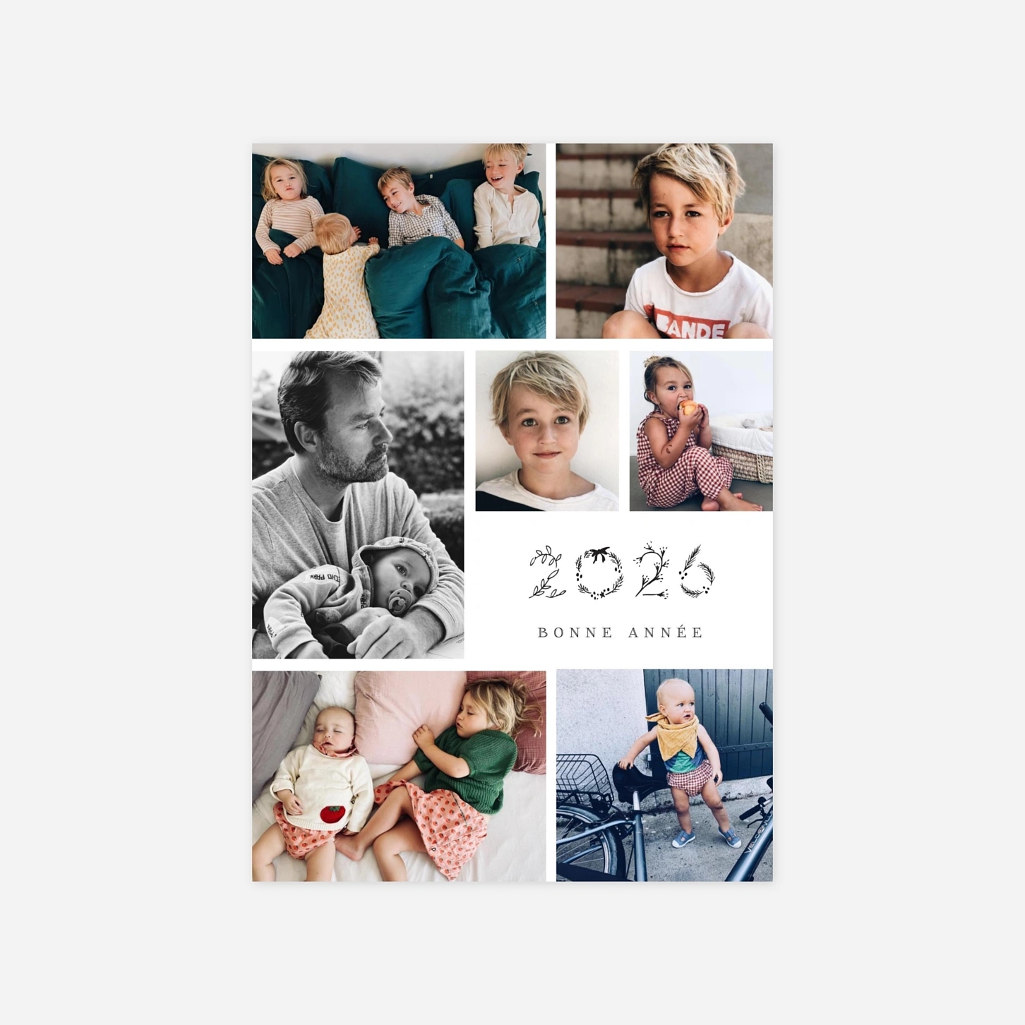 Carte de voeux Petite gravure