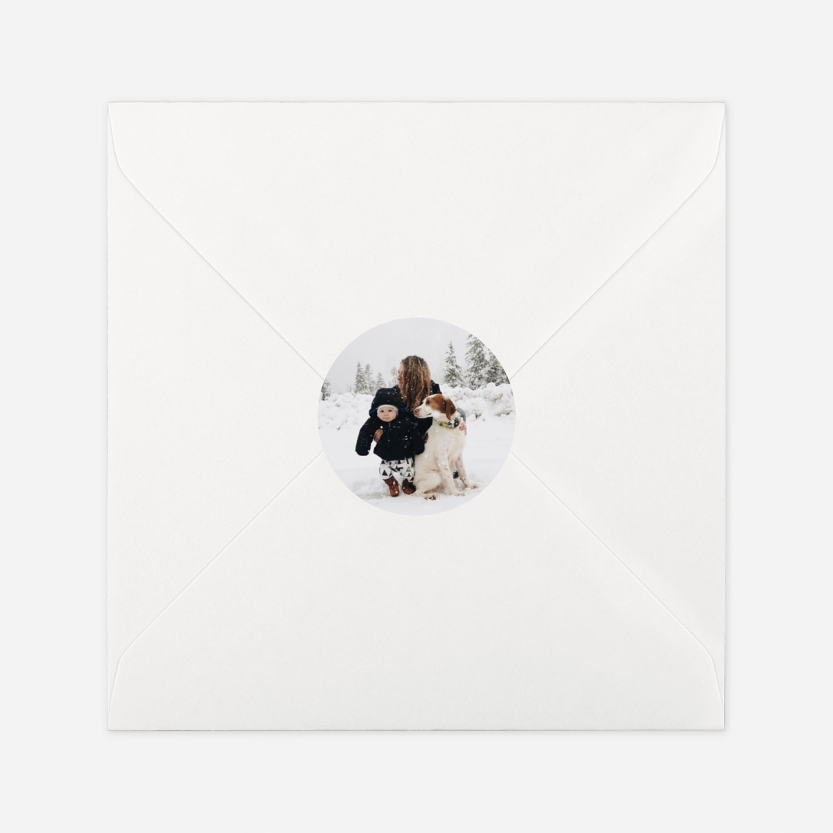 Étiquette cadeau Noël Photo