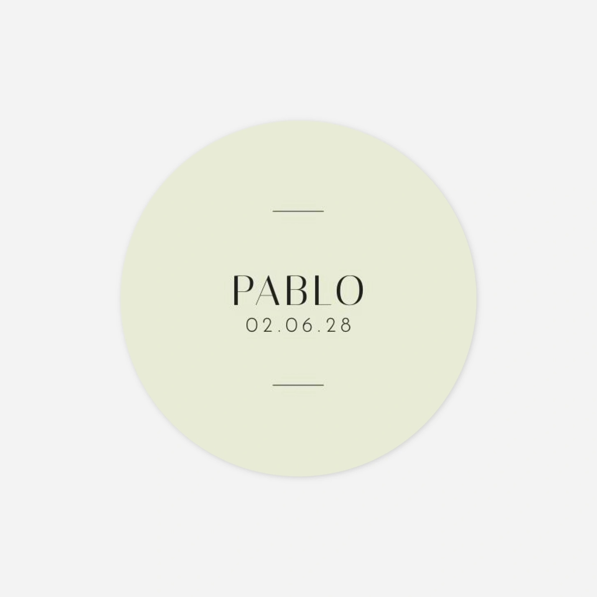 Stickers naissance Pictos graphiques