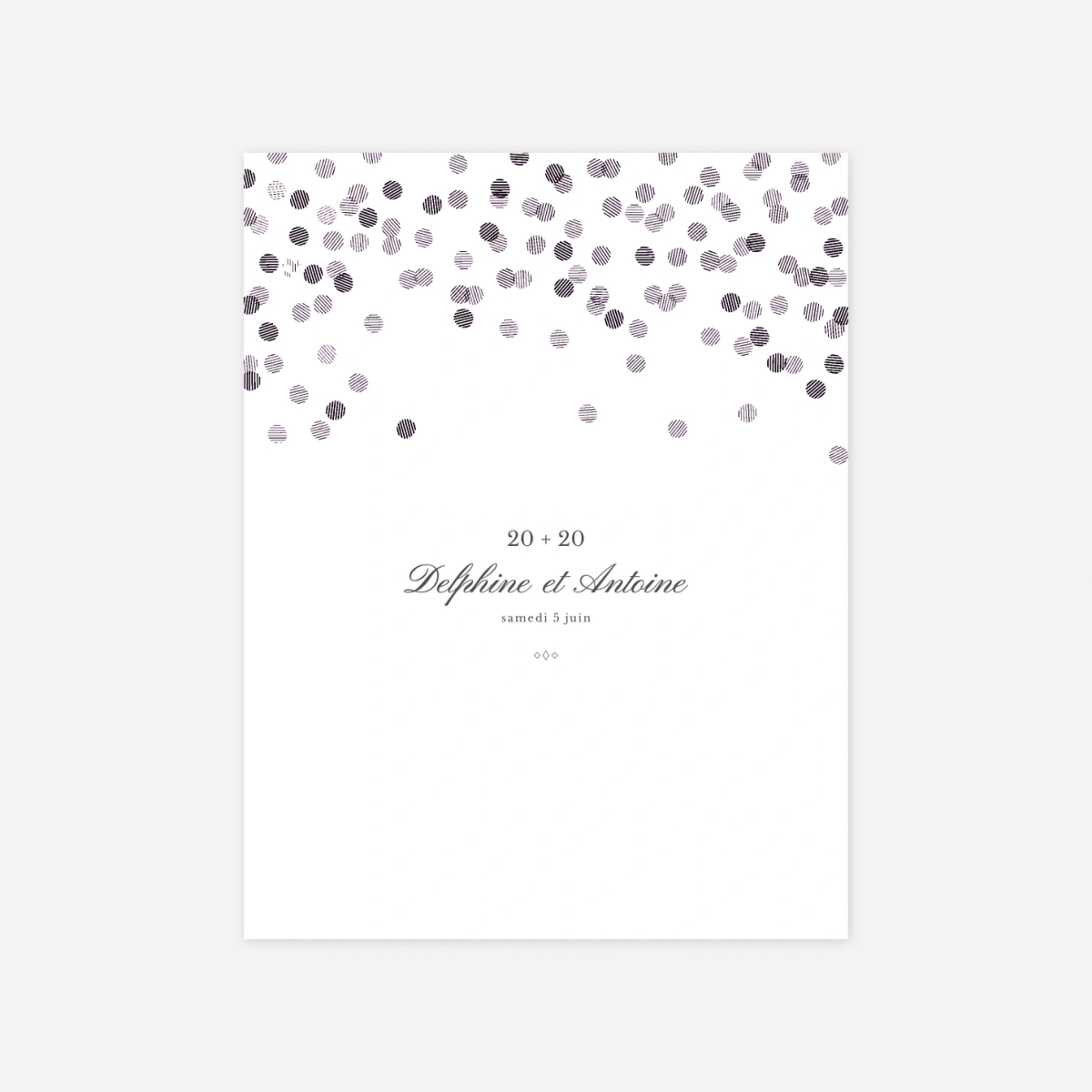 invitation anniversaire Polka