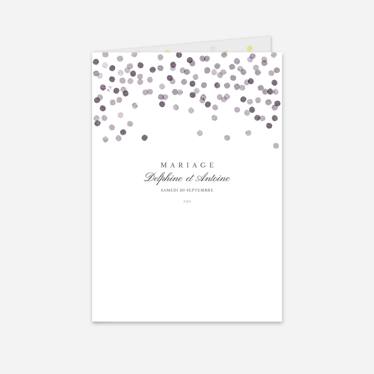 Livret de messe mariage Polka