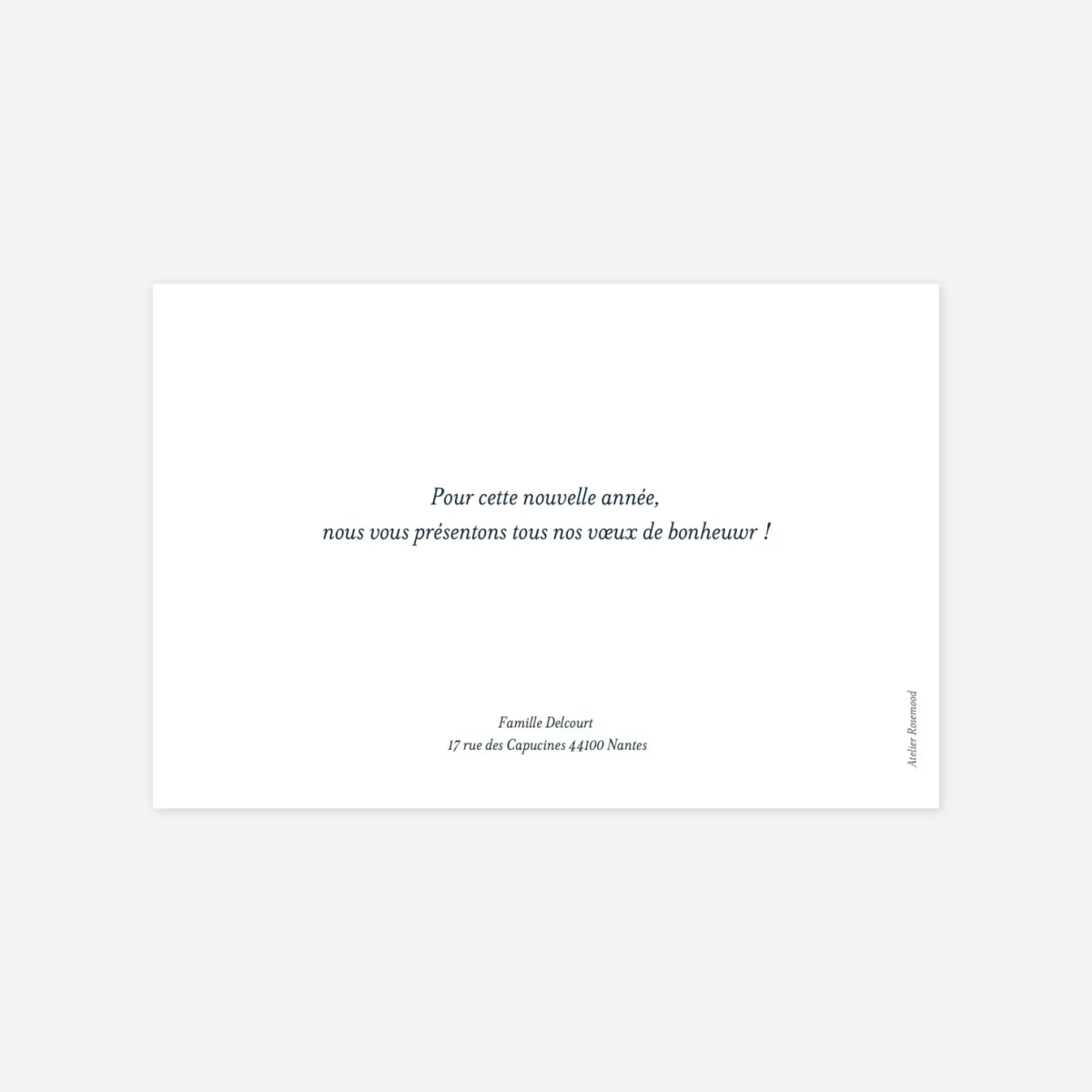 Carte de voeux Pluie d'étoiles