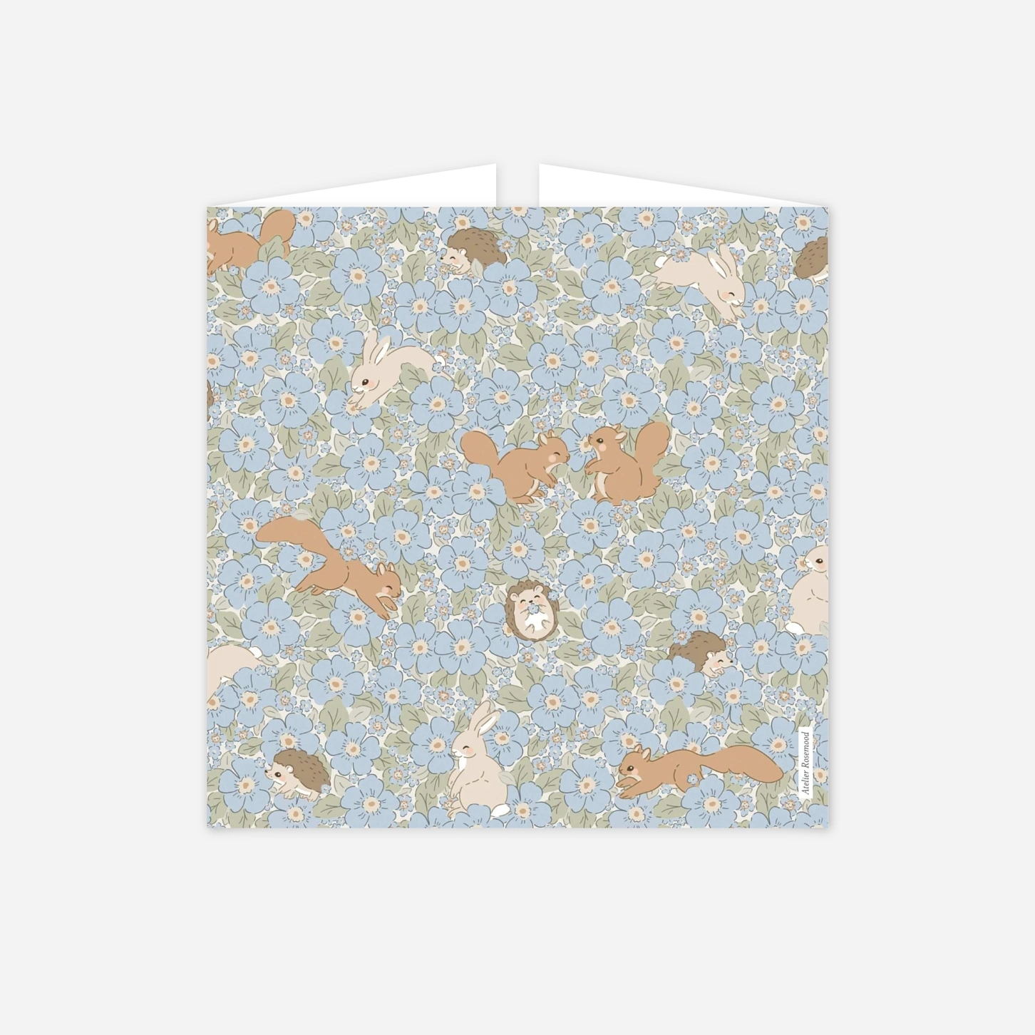 Faire-part naissance Parmi les fleurs