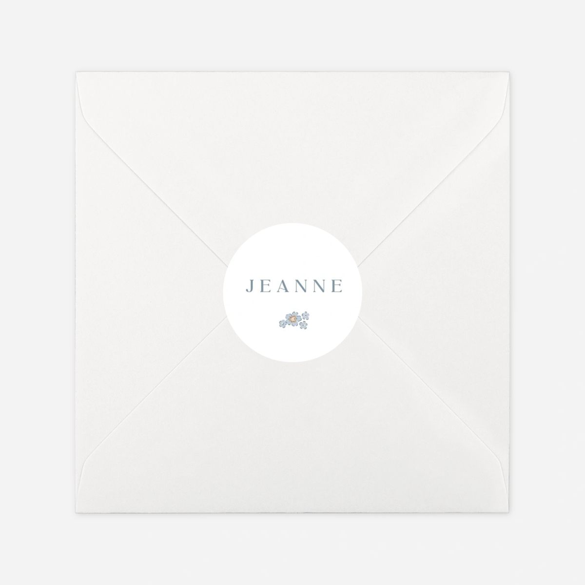 Stickers naissance Parmi les fleurs