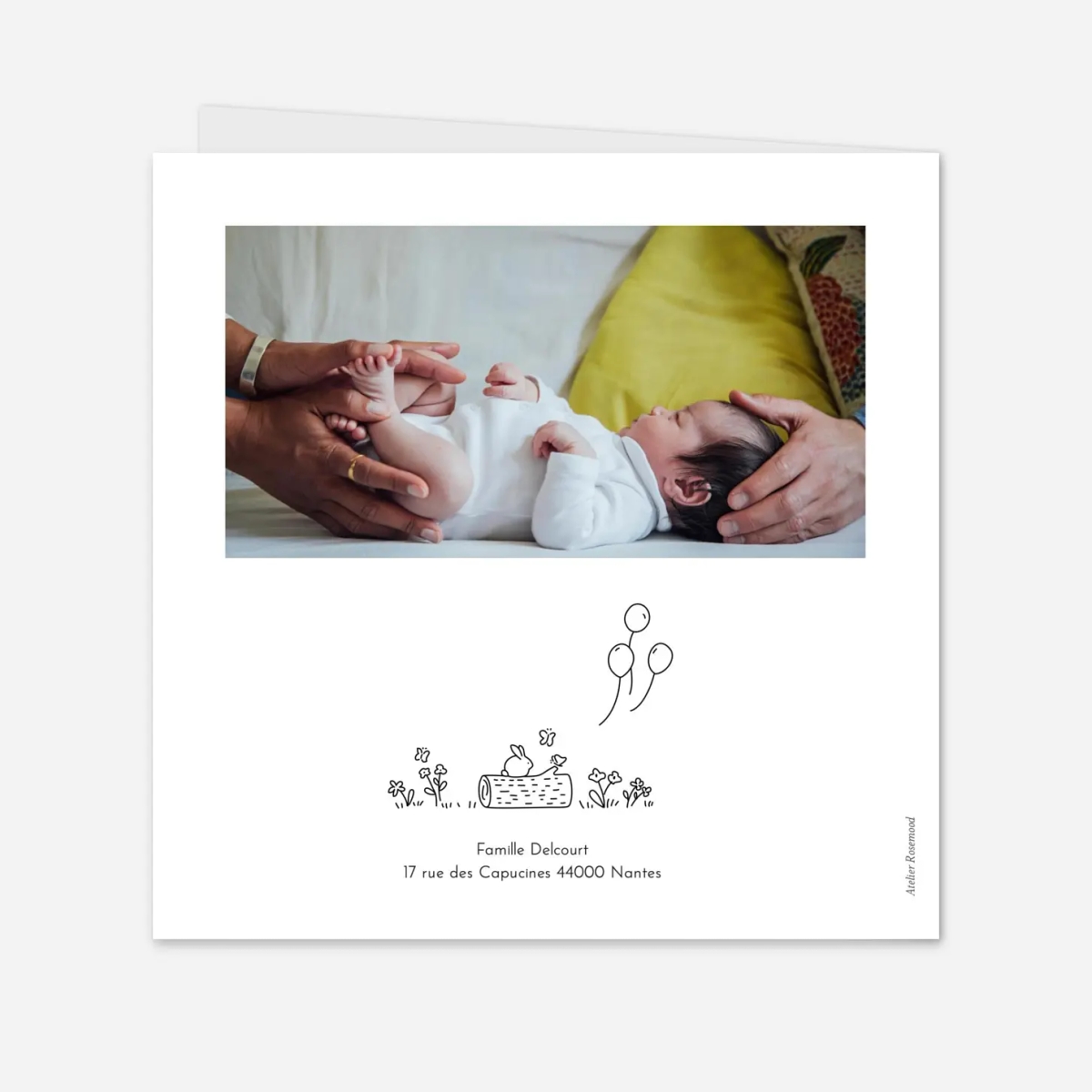 Faire-part naissance Promesse