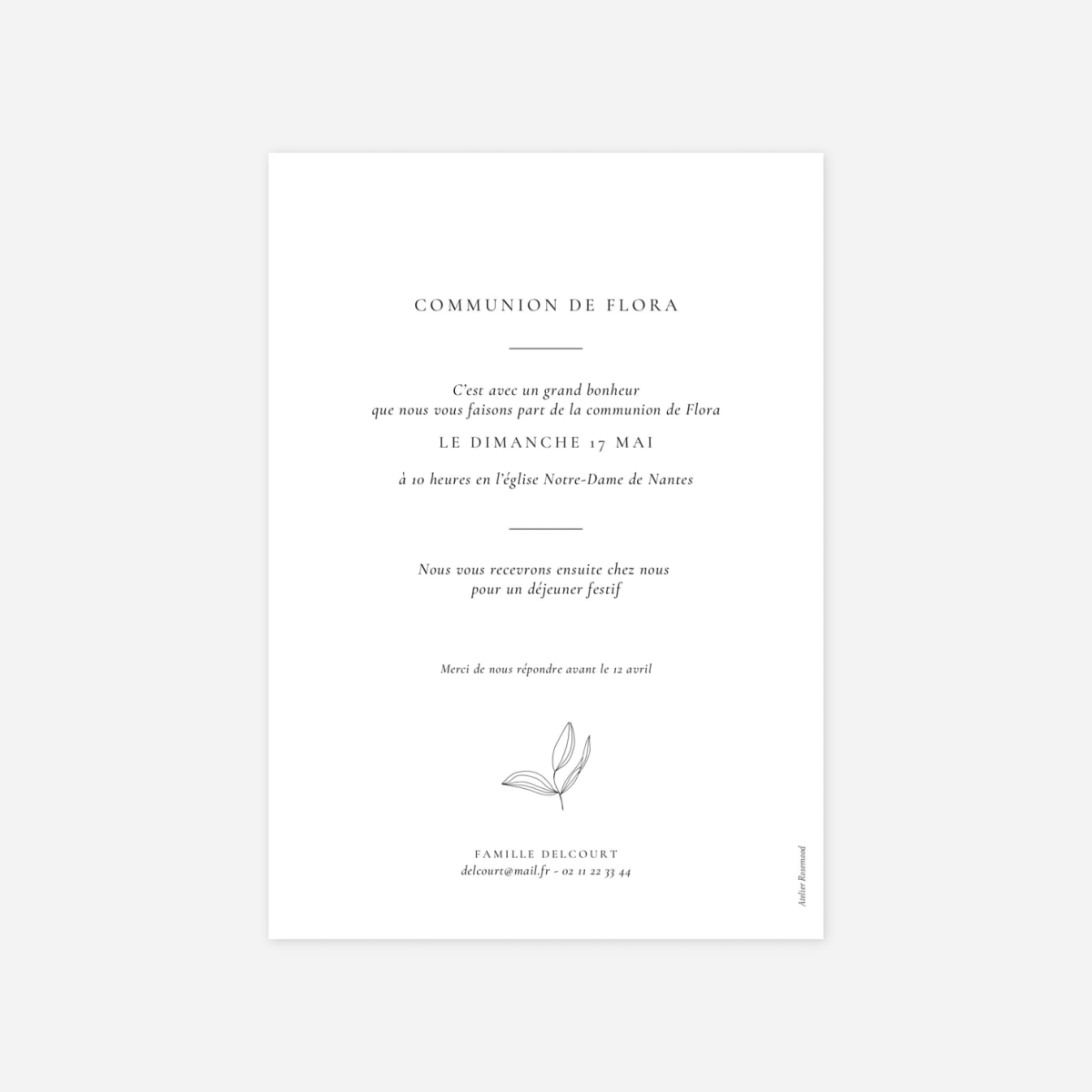 Invitation communion Poésie amoureuse
