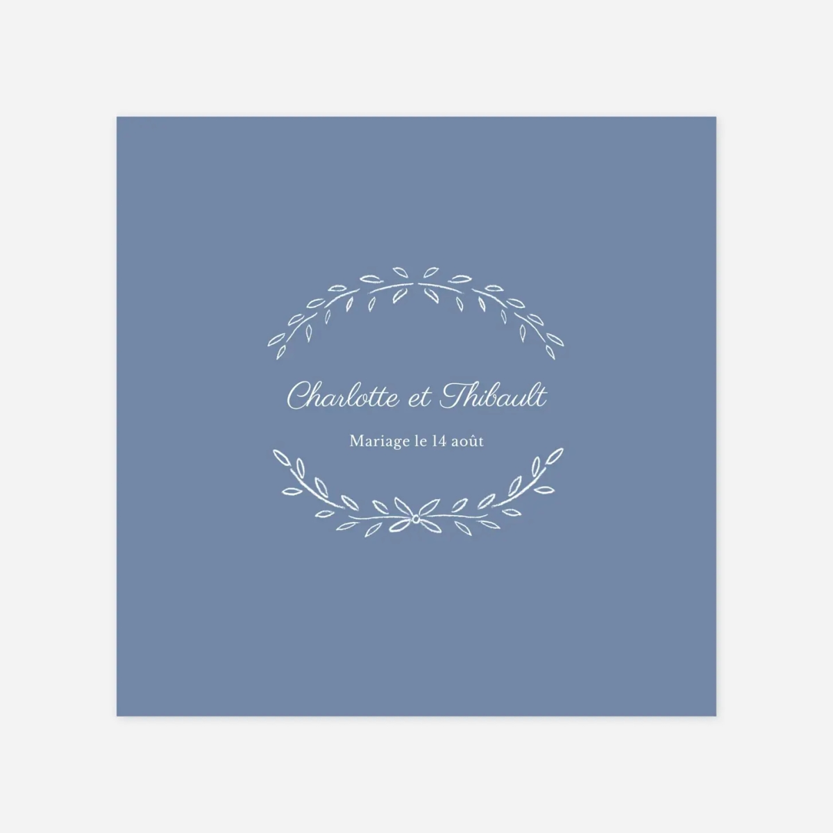 Faire-part mariage Poème