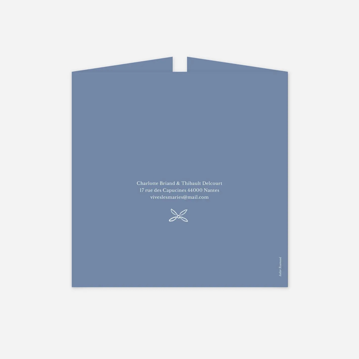 Faire-part mariage Poème