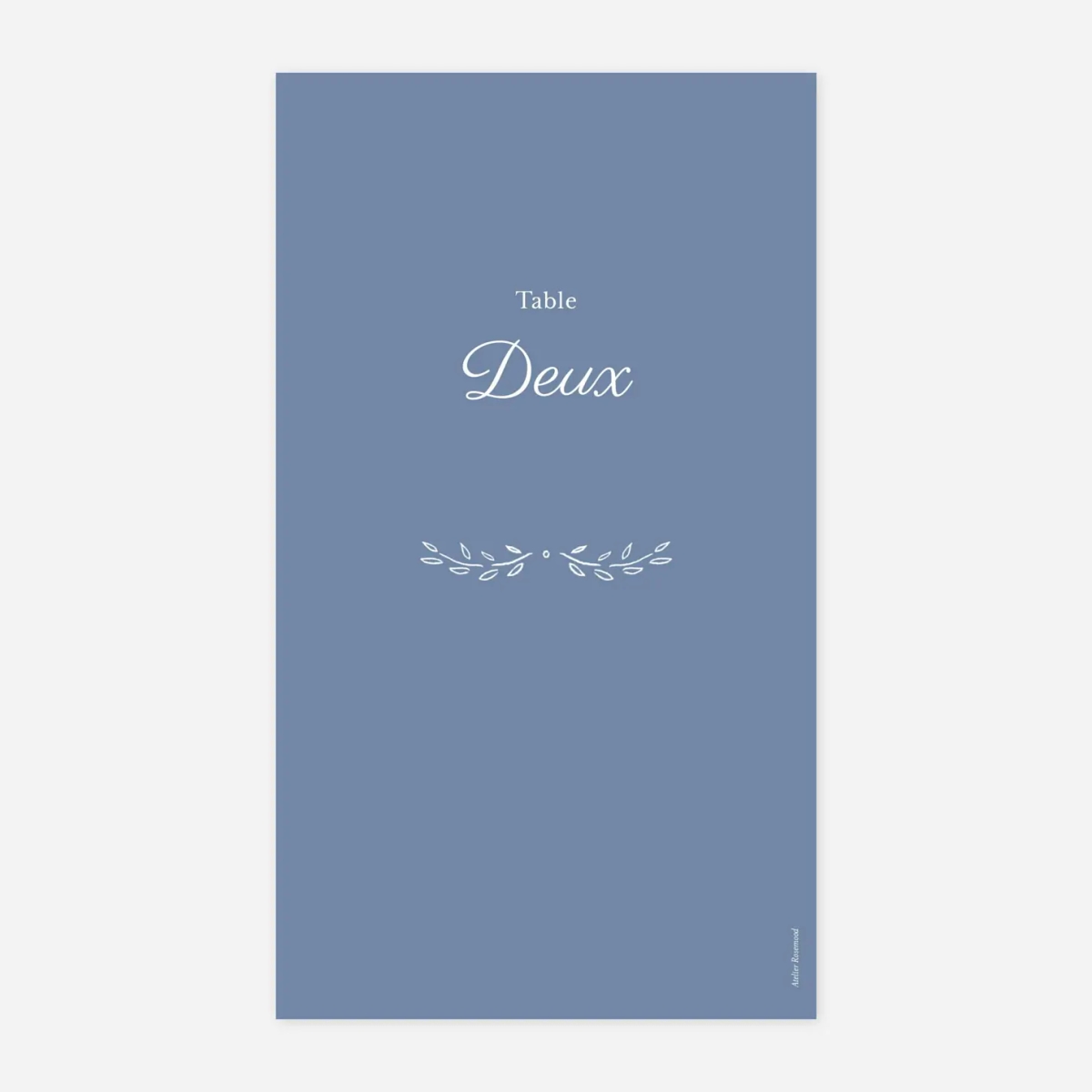 Marque-table mariage Poème