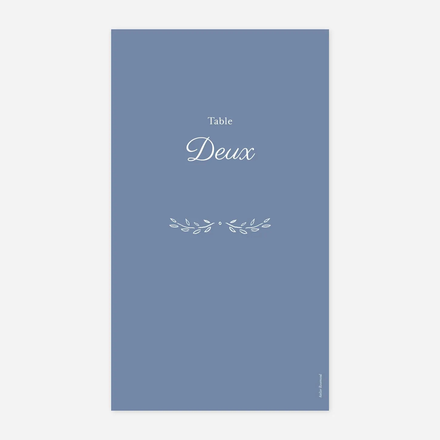 Marque-table mariage Poème