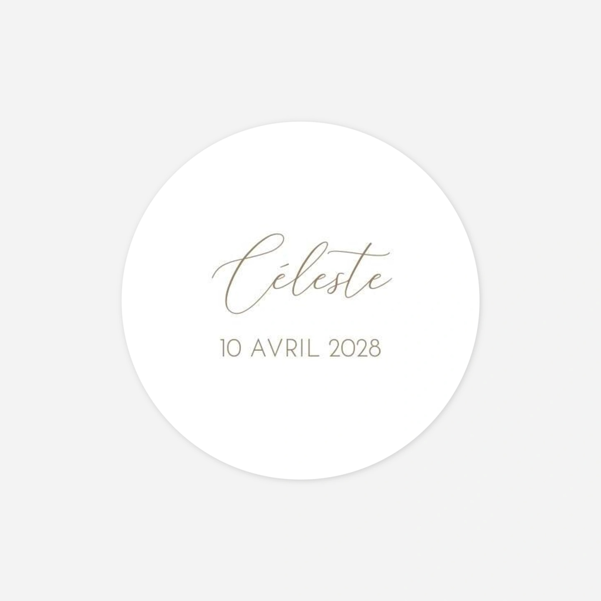 Stickers naissance Petit portrait