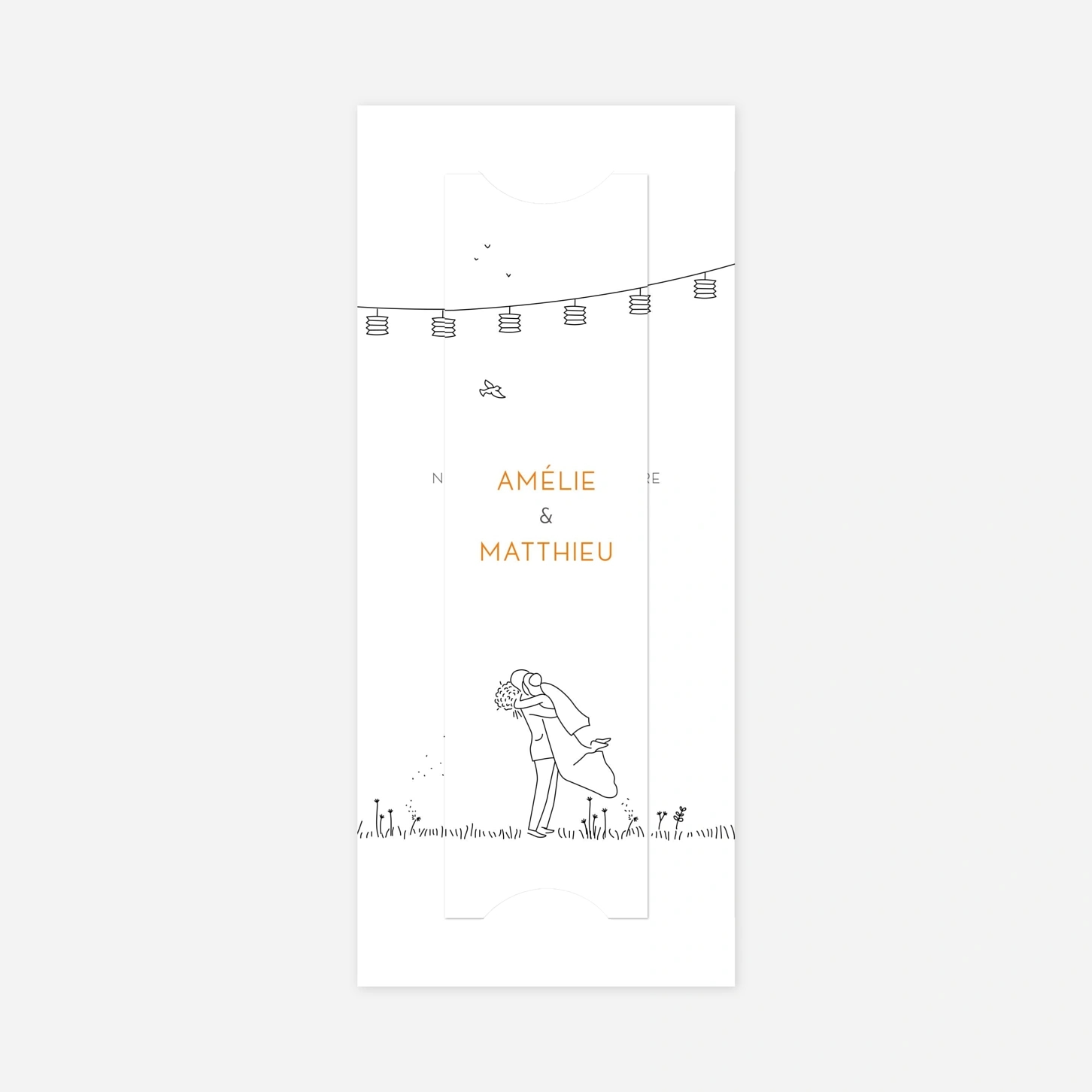 Faire-part mariage Promesse champêtre