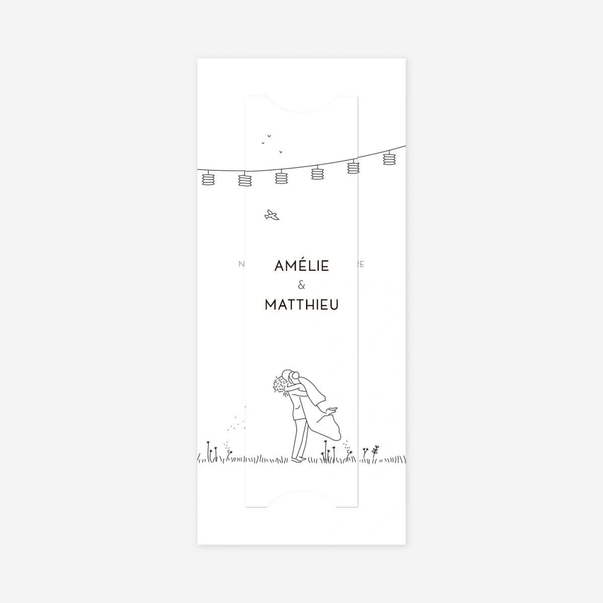 Faire-part mariage Promesse champêtre