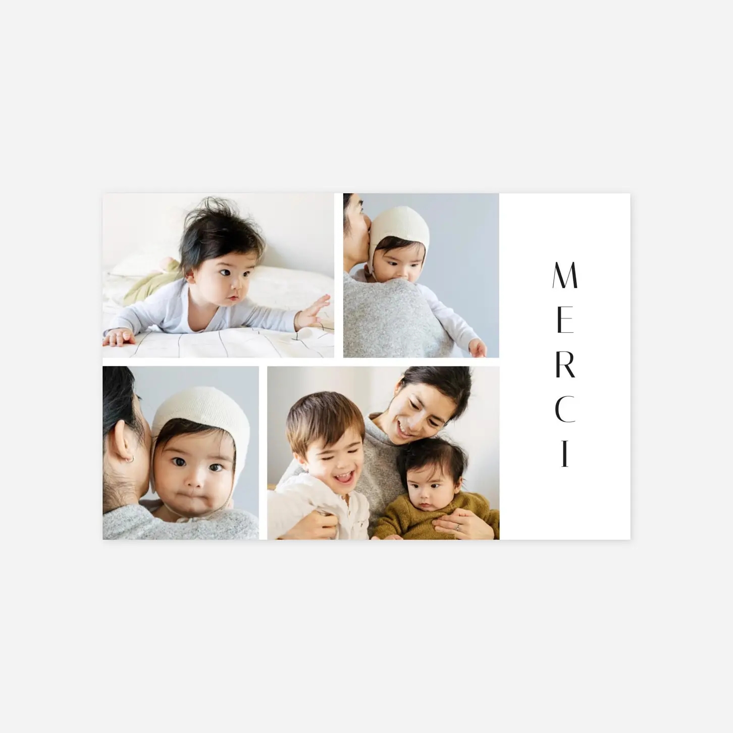 Carte remerciement naissance Premiers instants