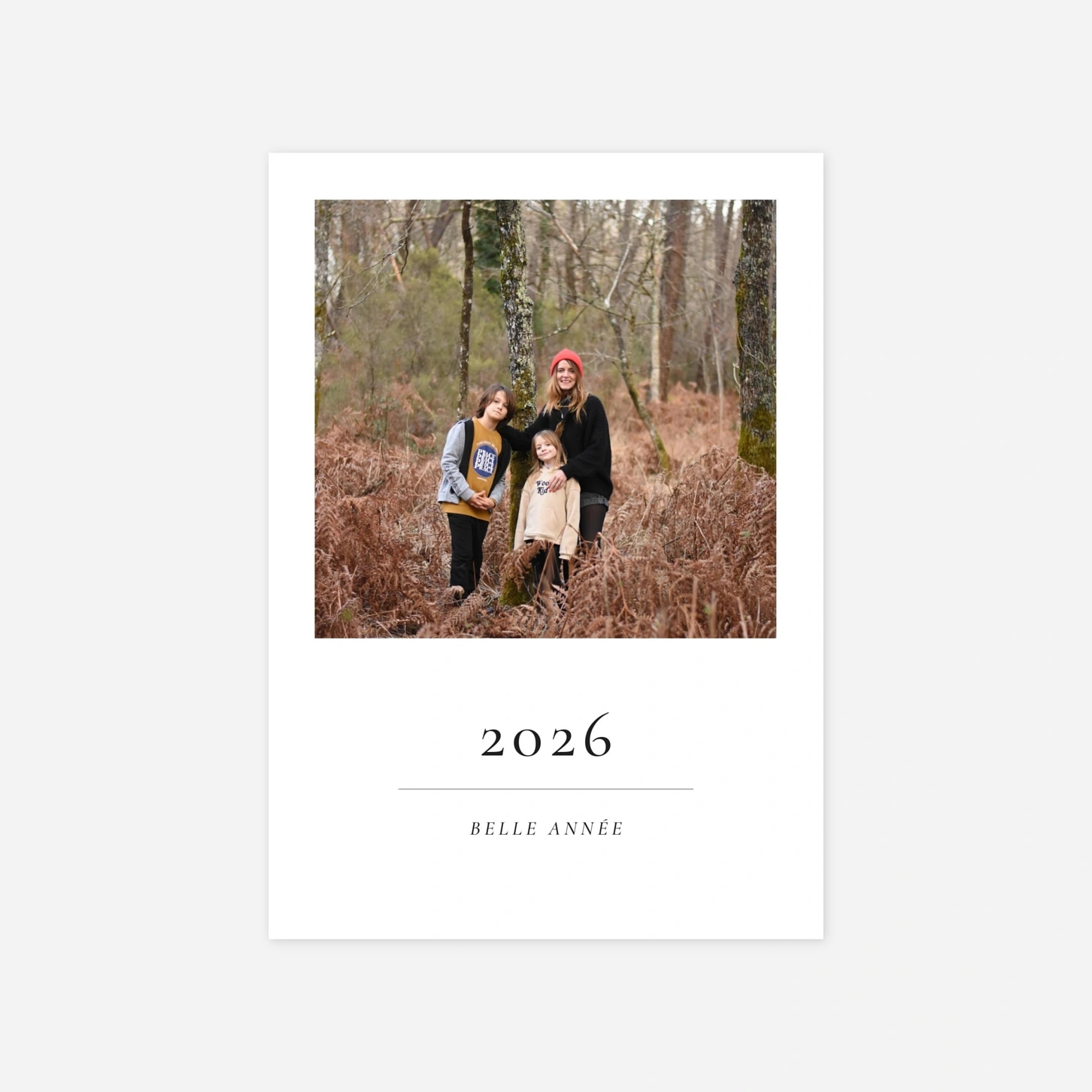 Carte de voeux Précieux moments