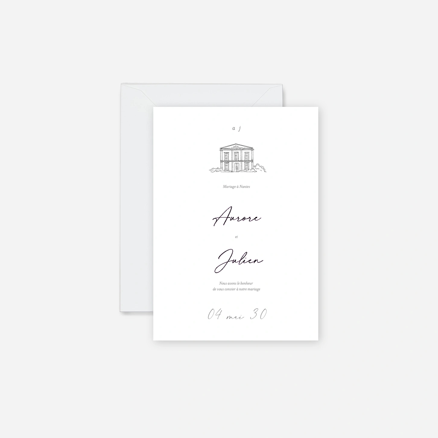 Faire-part mariage Premier regard