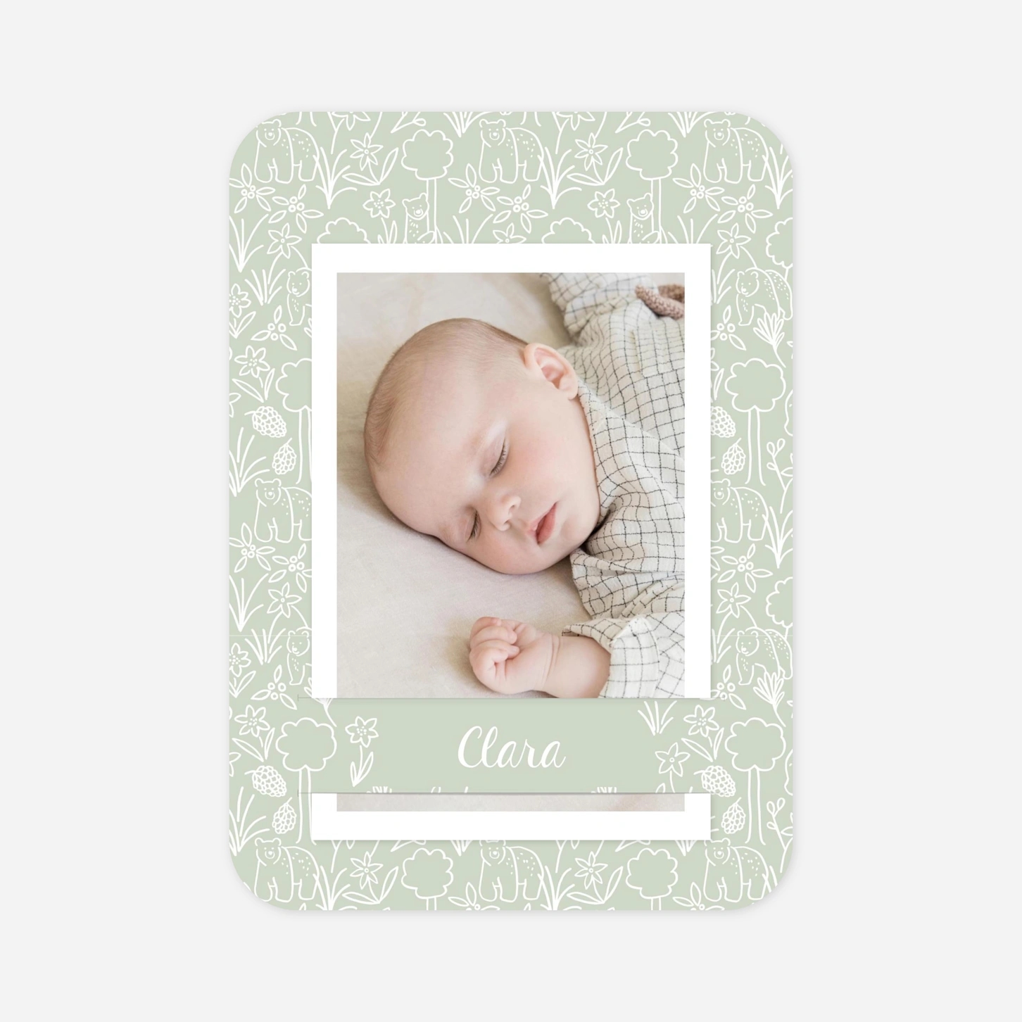 Faire-part naissance Promenade