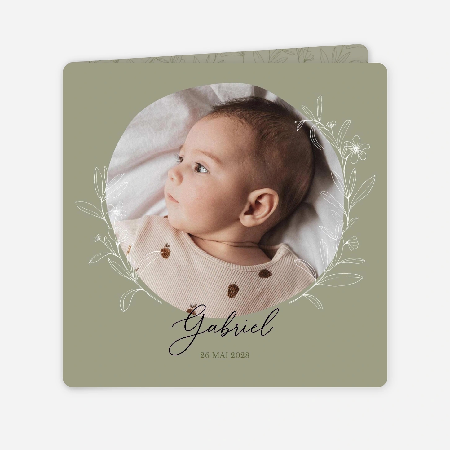 Faire-part naissance Petite âme