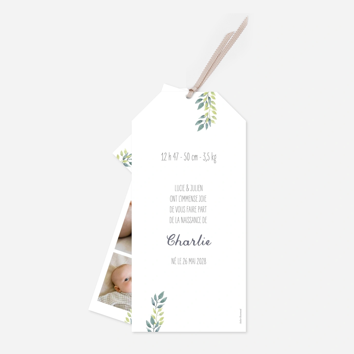 Faire-part naissance Petit explorateur