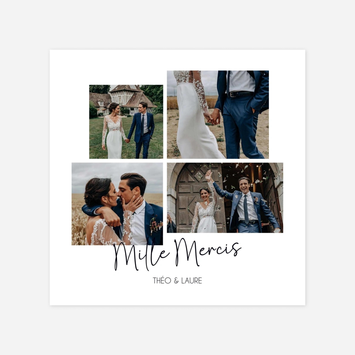 Carte de remerciements Petit Merci