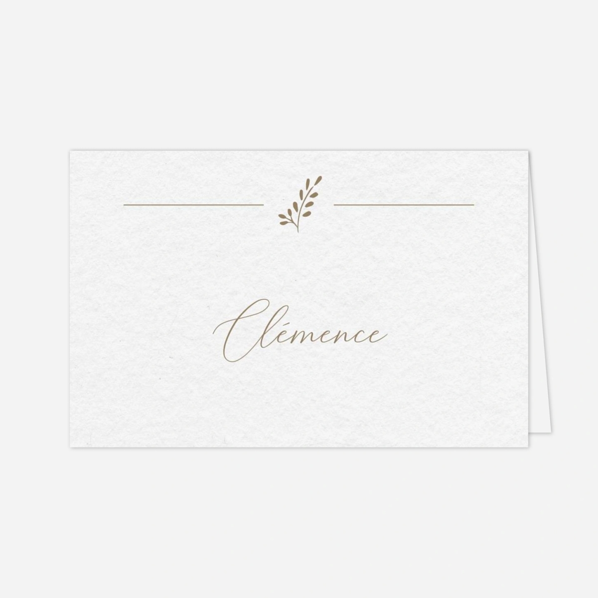 Marque-place mariage Pure Sérénité