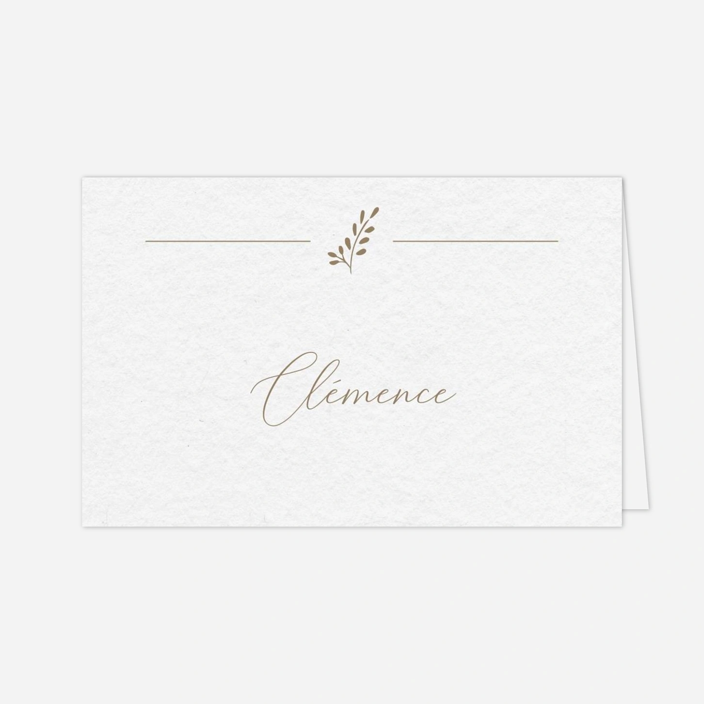 Marque-place mariage Pure Sérénité